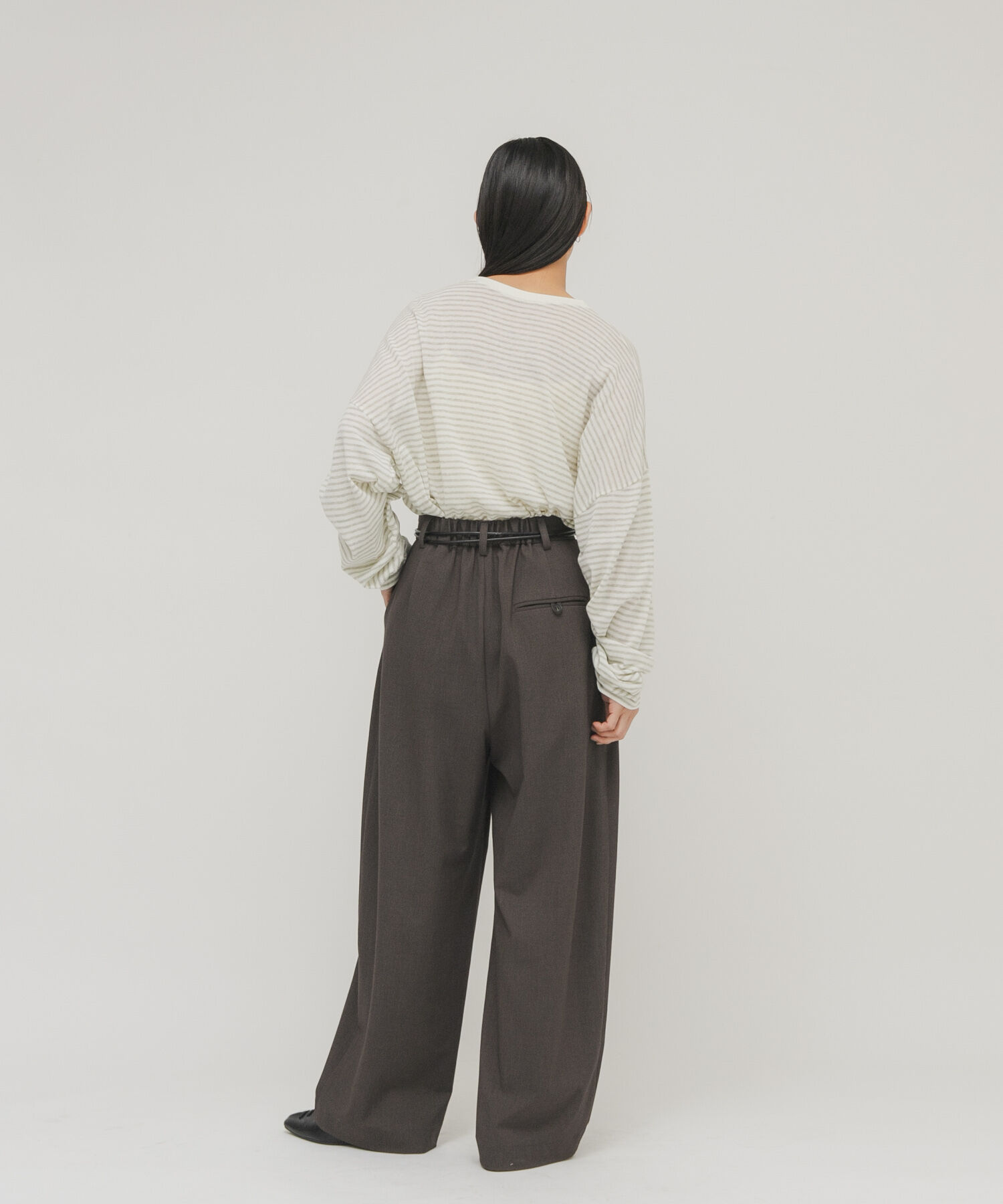  「シアーボーダールーズニット」|ニット・セーター|