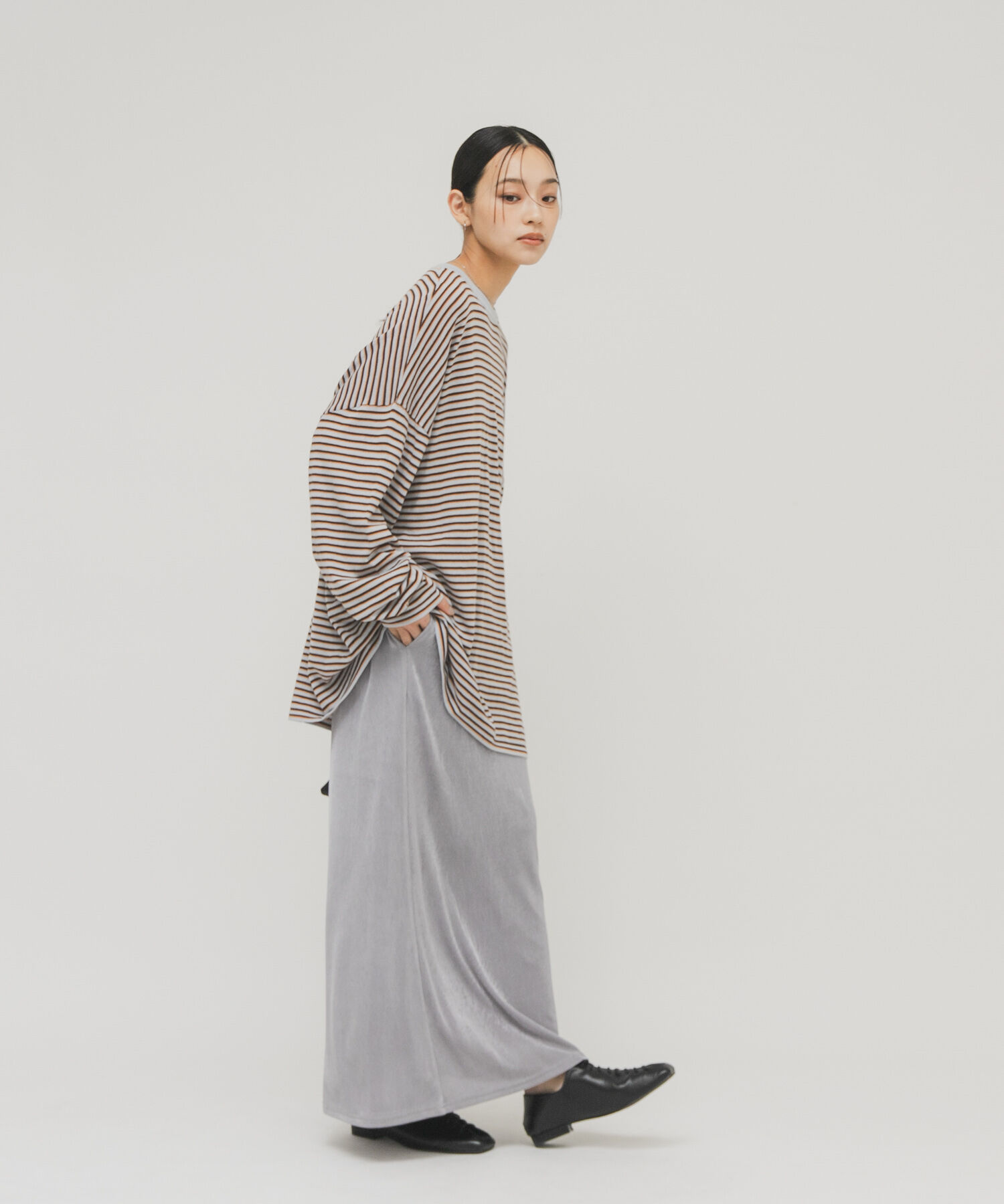  「シアーボーダールーズニット」|ニット・セーター|