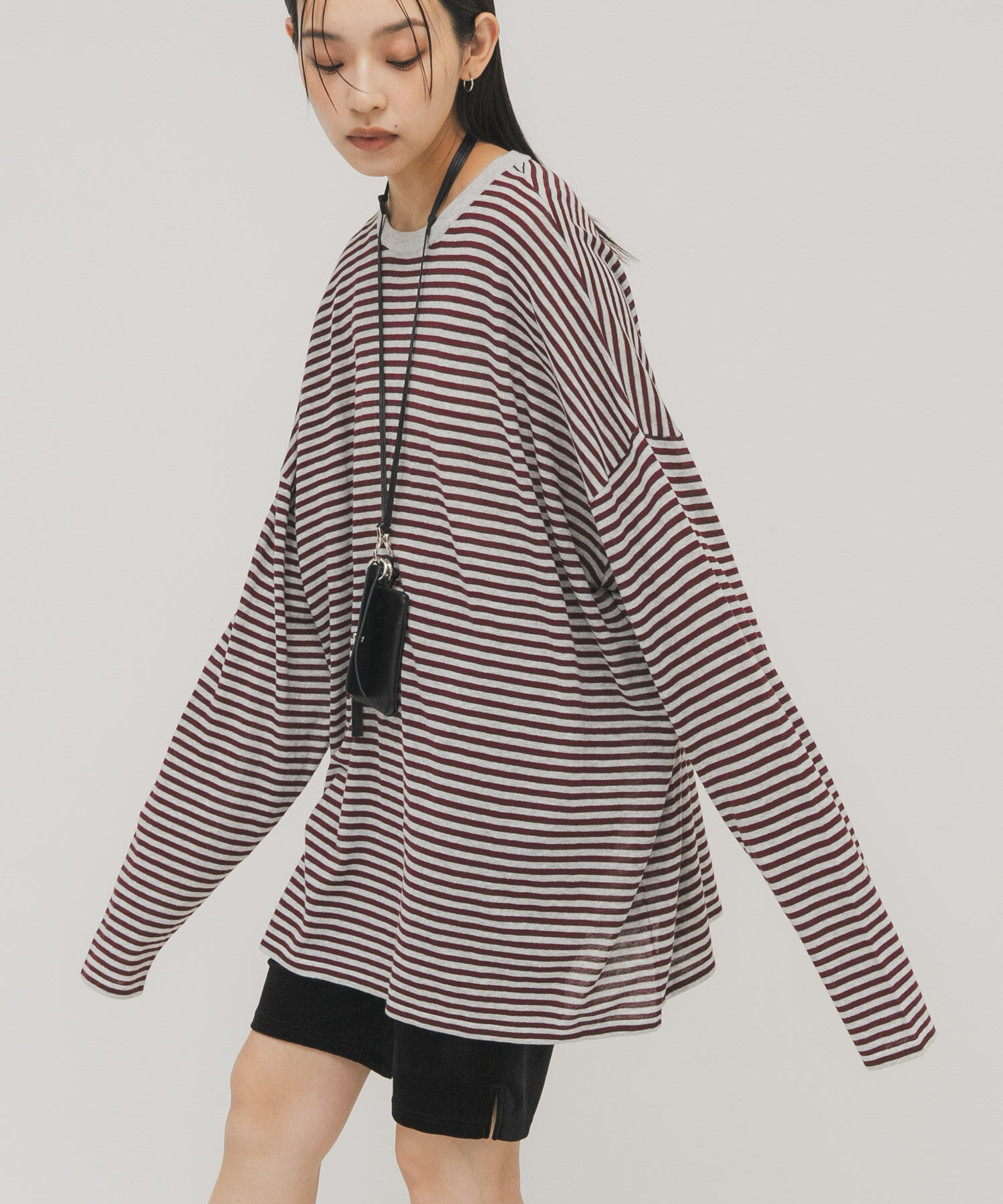  「シアーボーダールーズニット」|ニット・セーター|