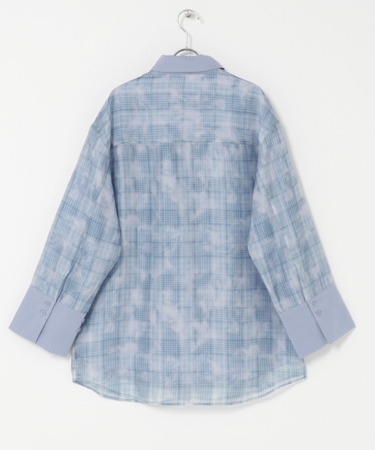  「シアーチェックレイヤードシャツ」|シャツ・ブラウス|