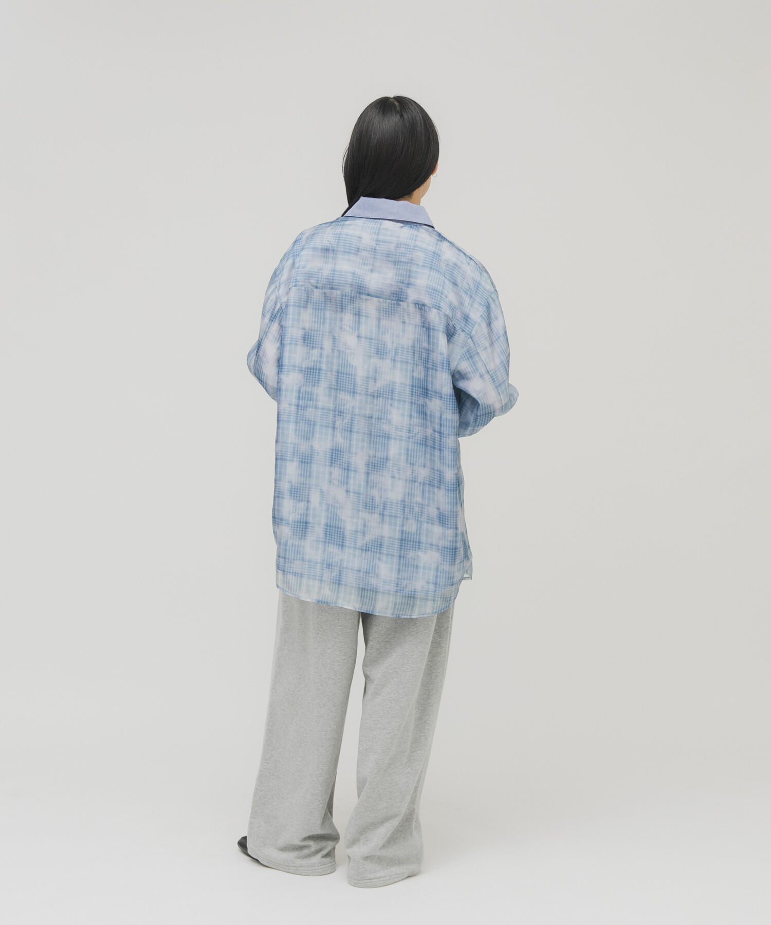  「シアーチェックレイヤードシャツ」|シャツ・ブラウス|