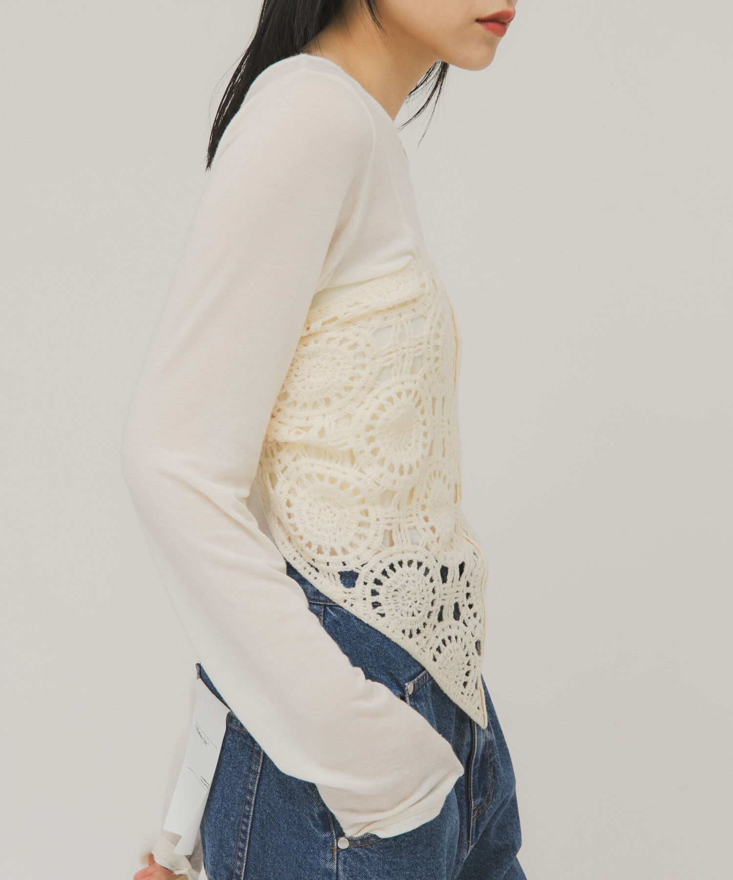  「トライアングルクロシェスカーフ」|バンダナ・スカーフ|