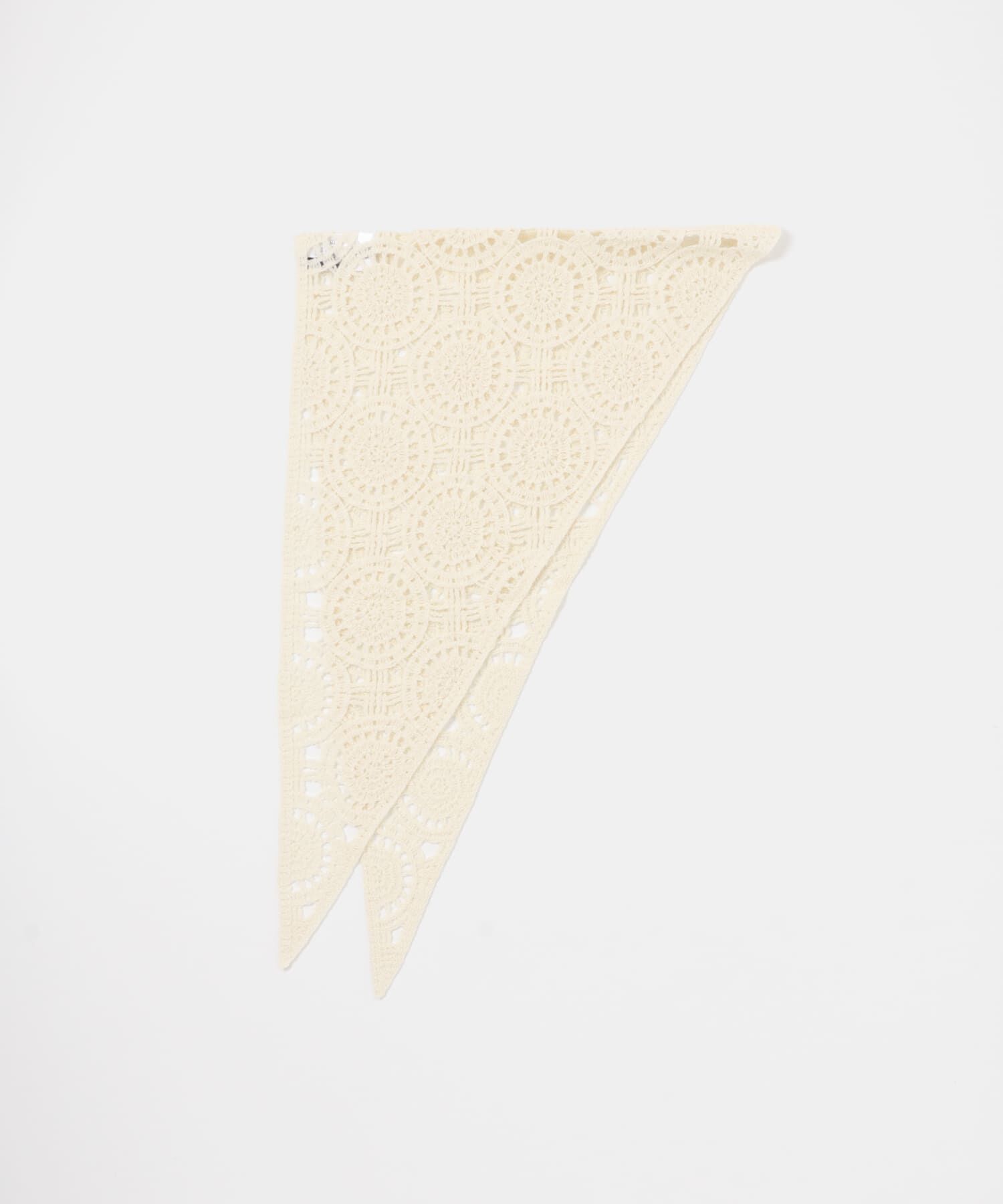  「トライアングルクロシェスカーフ」|バンダナ・スカーフ|