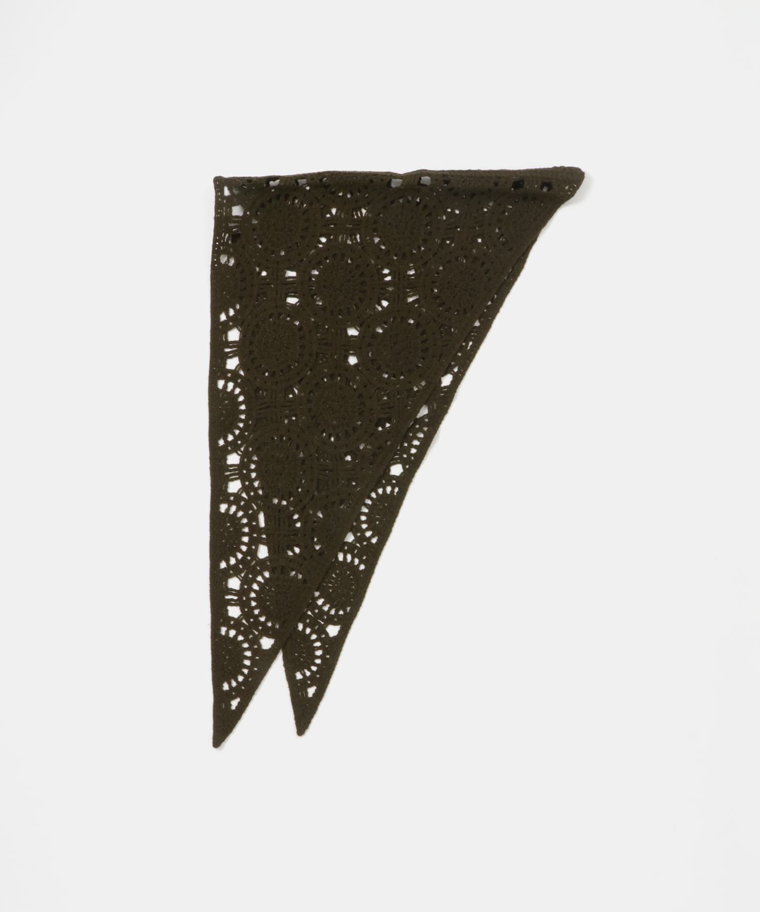  「トライアングルクロシェスカーフ」|バンダナ・スカーフ|