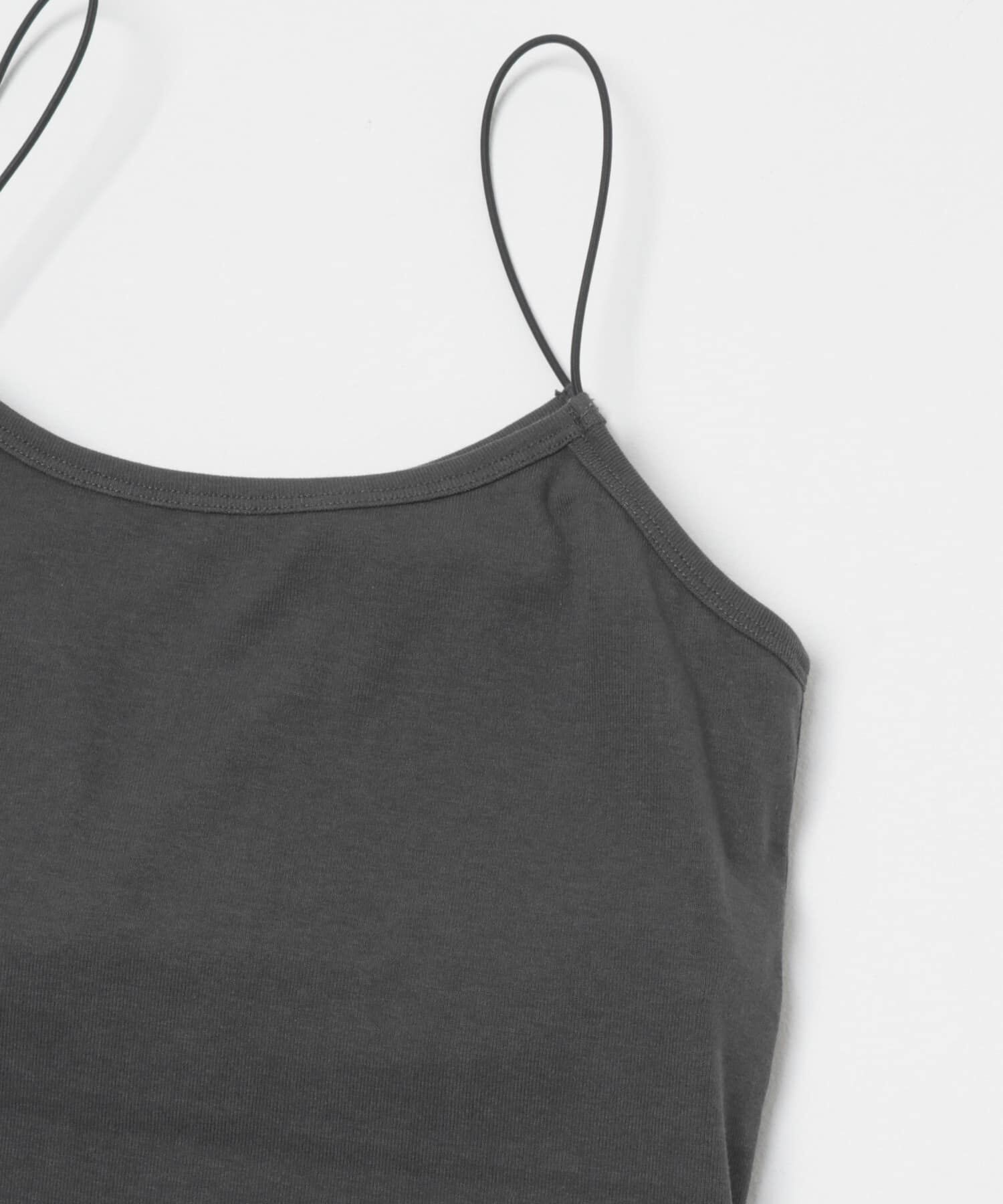  「スパゲティストラップカップ付きキャミ」|キャミソール|