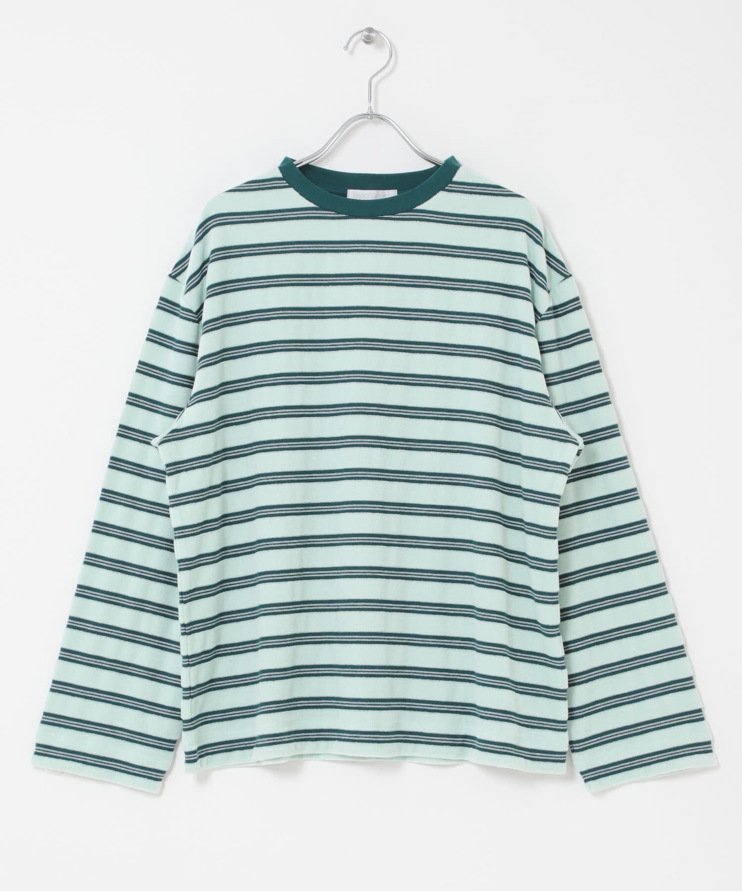 SENSE OF PLACE by URBAN RESEARCH「ベロアボーダーTシャツ」|Tシャツ・カットソー|