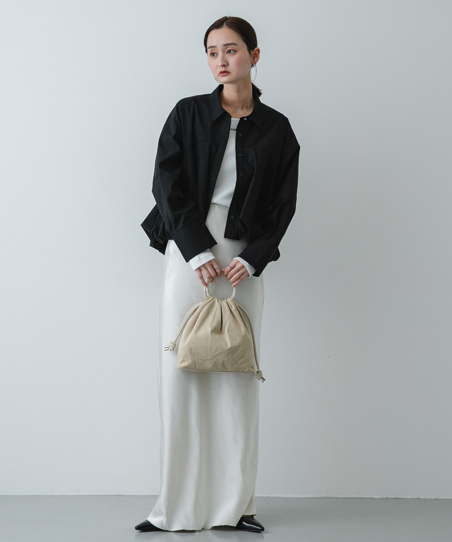 SENSE OF PLACE by URBAN RESEARCH「『イージーケア』シルバーボタンバルーンシャツ」|シャツ・ブラウス|