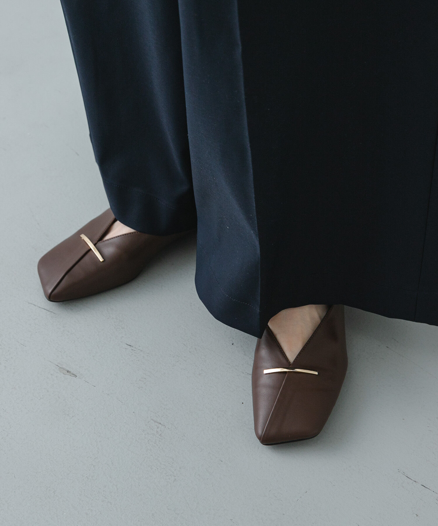 SENSE OF PLACE by URBAN RESEARCH「『抗菌』スクエアカットフラットシューズ」|その他|