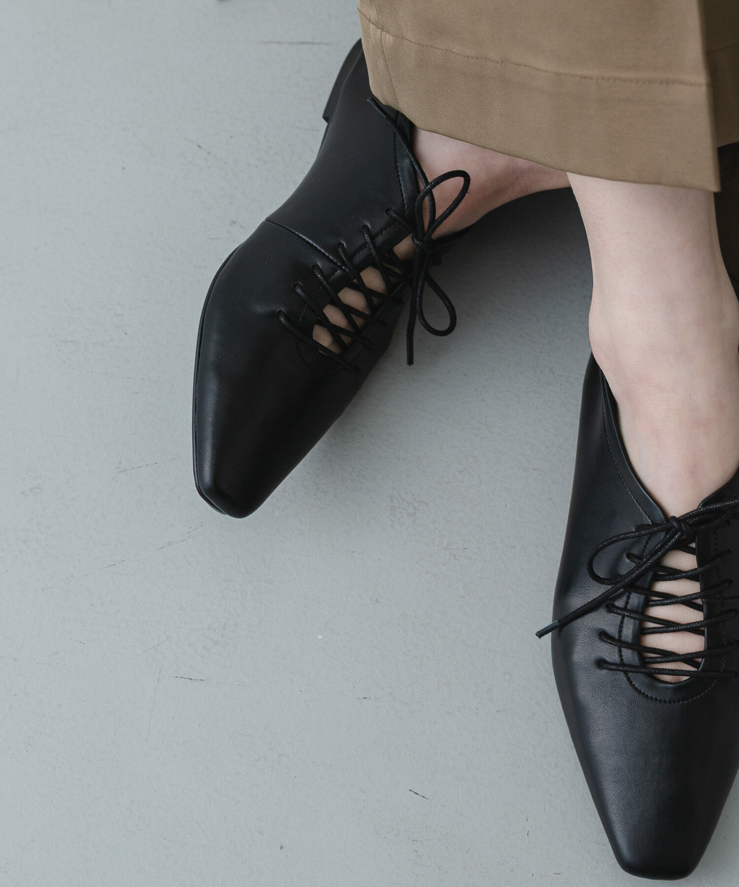 SENSE OF PLACE by URBAN RESEARCH「『抗菌』ギャザーレースアップシューズ」|その他|