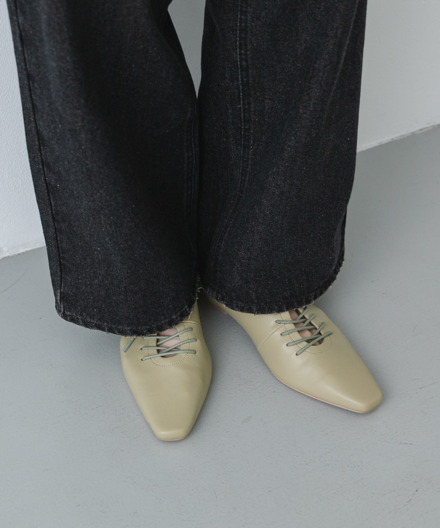 SENSE OF PLACE by URBAN RESEARCH「『抗菌』ギャザーレースアップシューズ」|その他|