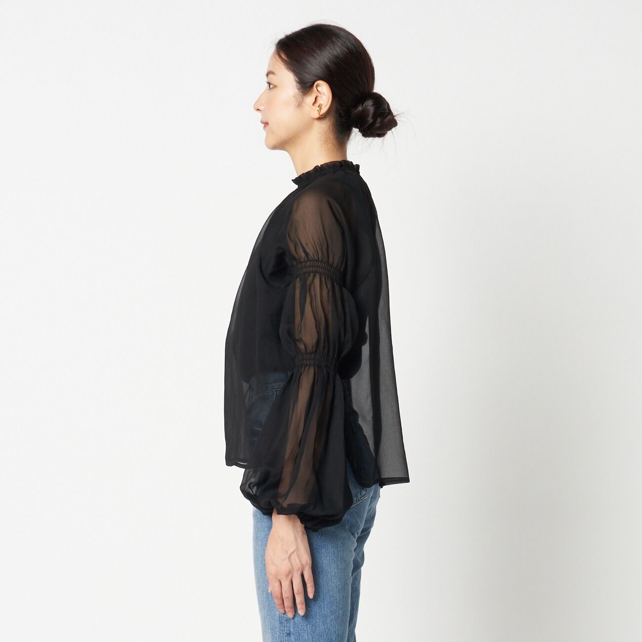 HELIOPOLE「HELIOPOLE CANDY SLEEVE BLOUSE」|シャツ・ブラウス|