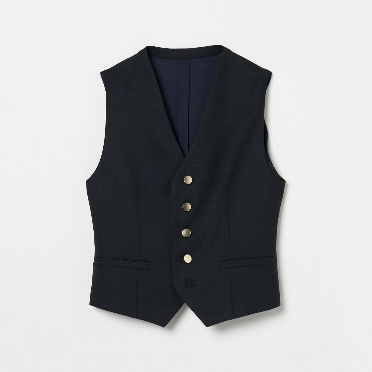 HELIOPOLE「HELIOPOLE the ELLISON VEST」|ベスト・ジレ|ネイビー