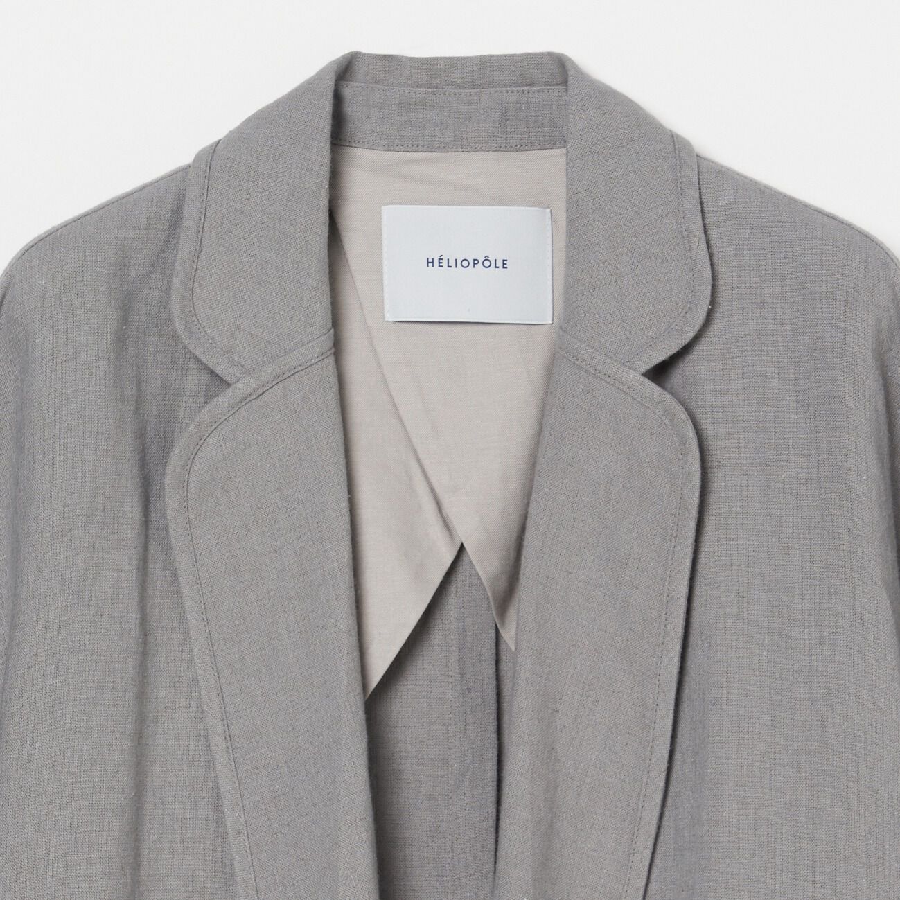 HELIOPOLE「HELIOPOLE DUNGAREES LINEN LONG COAT」|トレンチコート|