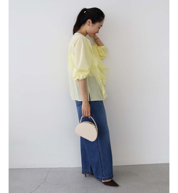 le.coeur blanc「フロントフリルブラウス」|シャツ・ブラウス|