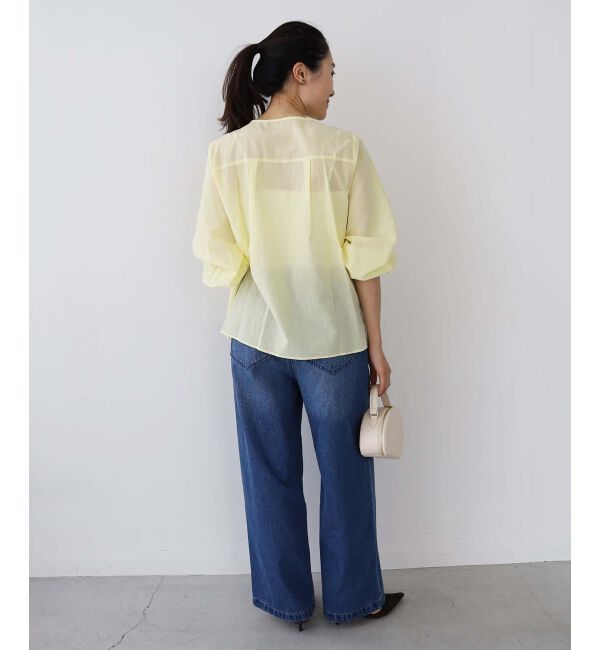 le.coeur blanc「フロントフリルブラウス」|シャツ・ブラウス|