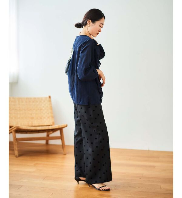 le.coeur blanc「フロントフリルブラウス」|シャツ・ブラウス|