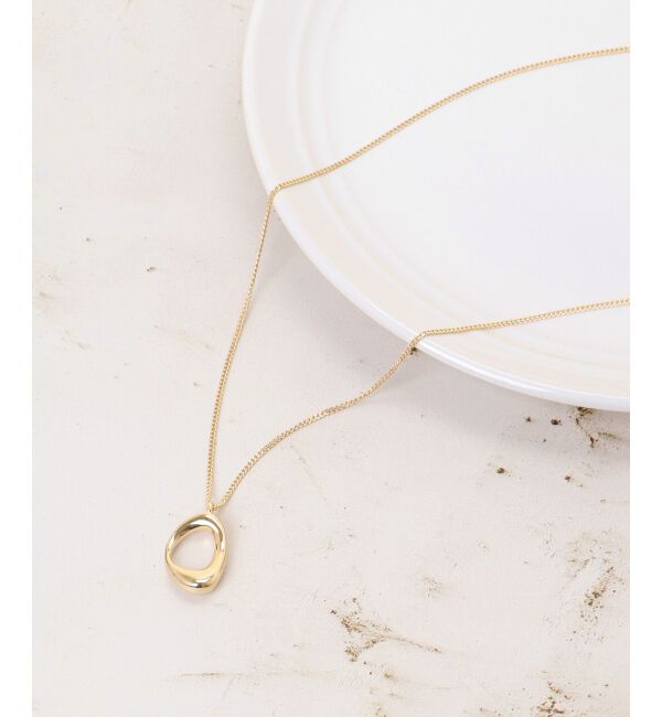 le.coeur blanc「ニュアンスサークルネックレス」|ネックレス|
