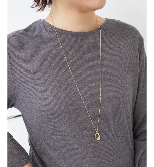 le.coeur blanc「ニュアンスサークルネックレス」|ネックレス|