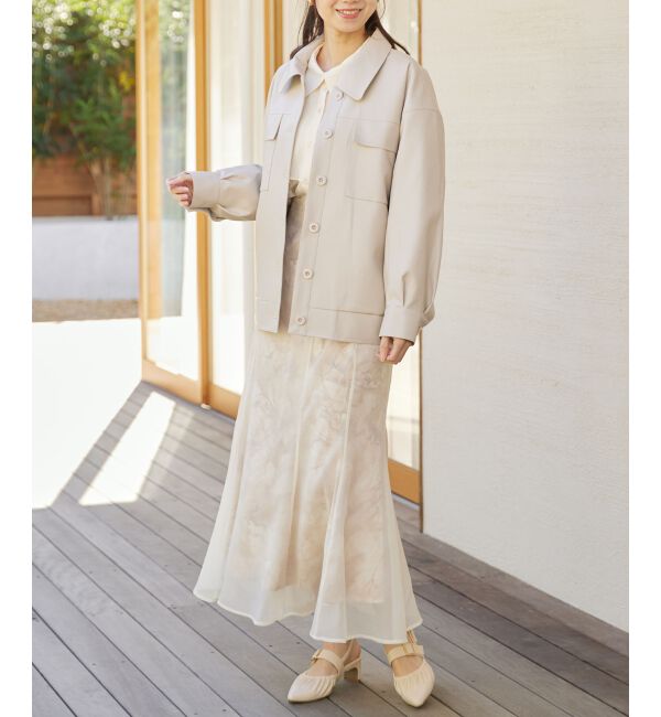 MAJESTICLEGON「フェイクレザーオーバーブルゾン」|ブルゾン・スタジャン|