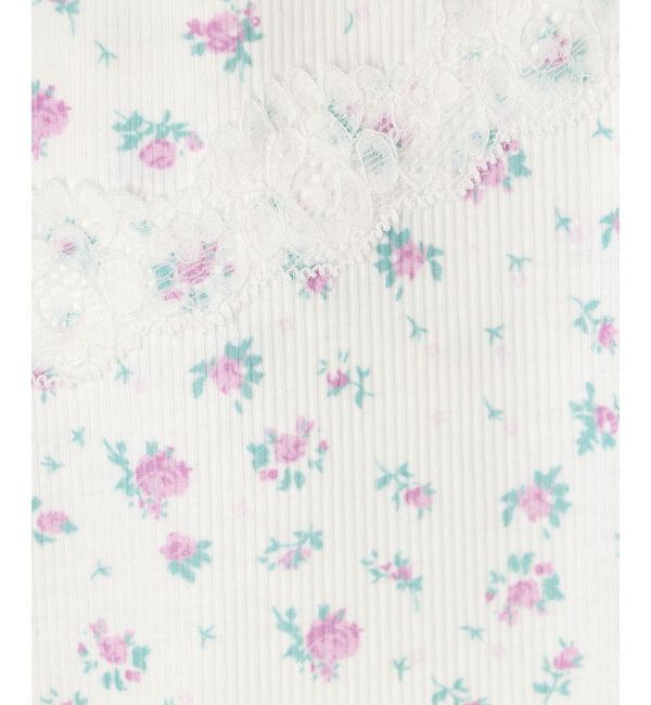 MAJESTICLEGON「カップ付きレーストリムキャミソール」|キャミソール|