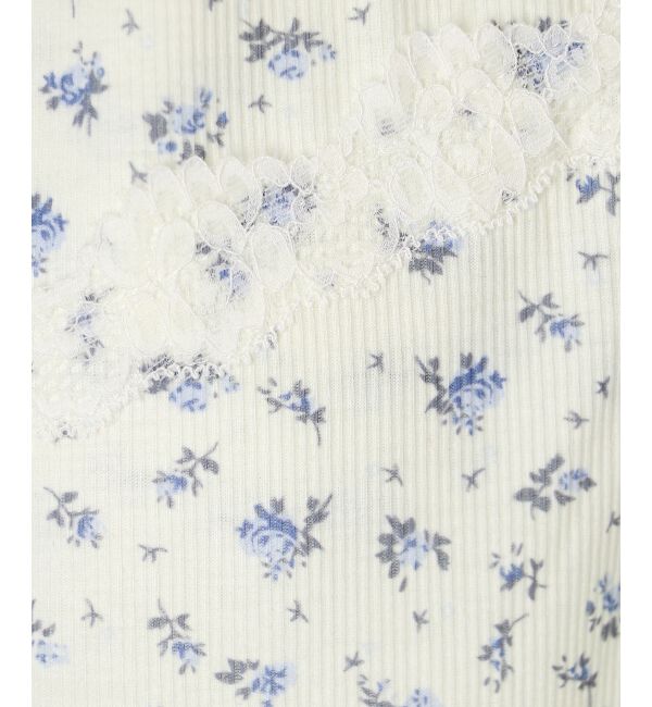 MAJESTICLEGON「カップ付きレーストリムキャミソール」|キャミソール|