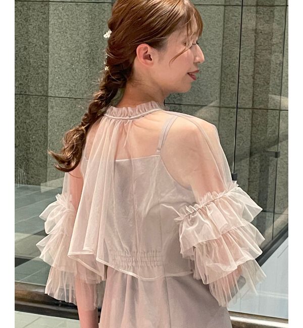 MAJESTICLEGON「2wayチュールボレロセットドレス」|ドレス|