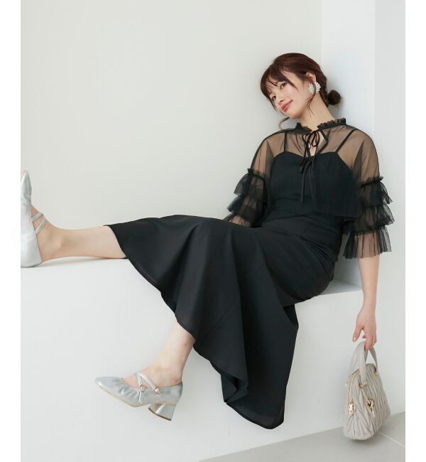 MAJESTICLEGON「2wayチュールボレロセットドレス」|ドレス|