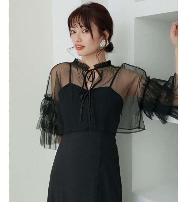 MAJESTICLEGON「2wayチュールボレロセットドレス」|ドレス|