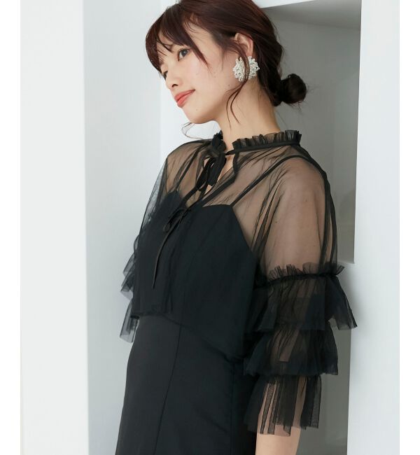 MAJESTICLEGON「2wayチュールボレロセットドレス」|ドレス|