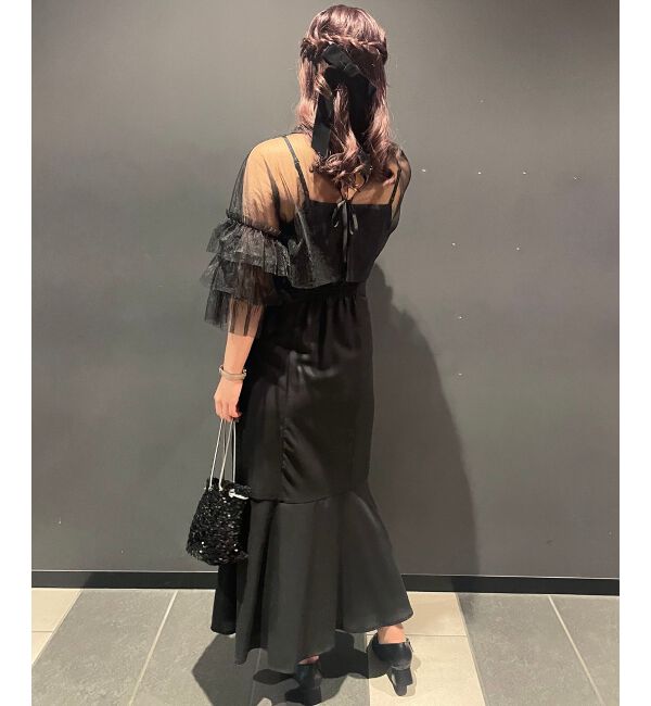 MAJESTICLEGON「2wayチュールボレロセットドレス」|ドレス|