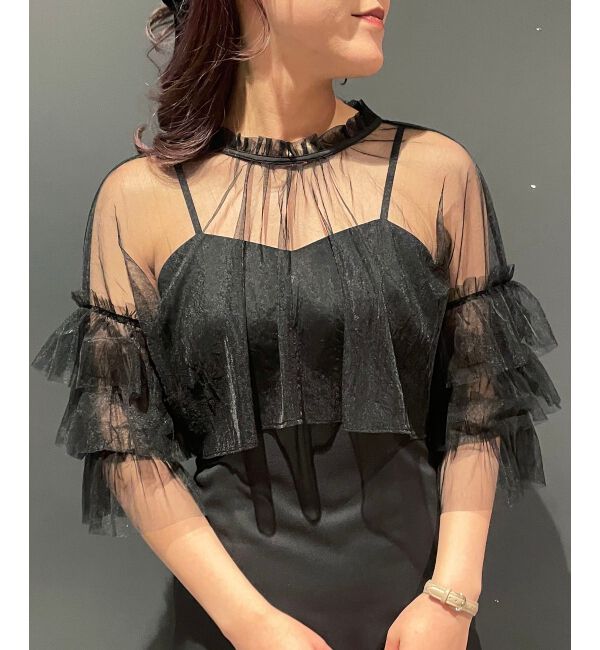 MAJESTICLEGON「2wayチュールボレロセットドレス」|ドレス|