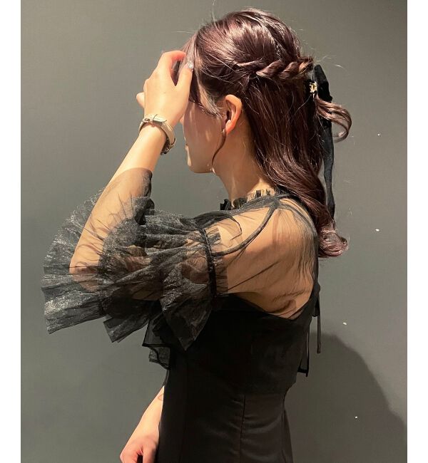 MAJESTICLEGON「2wayチュールボレロセットドレス」|ドレス|