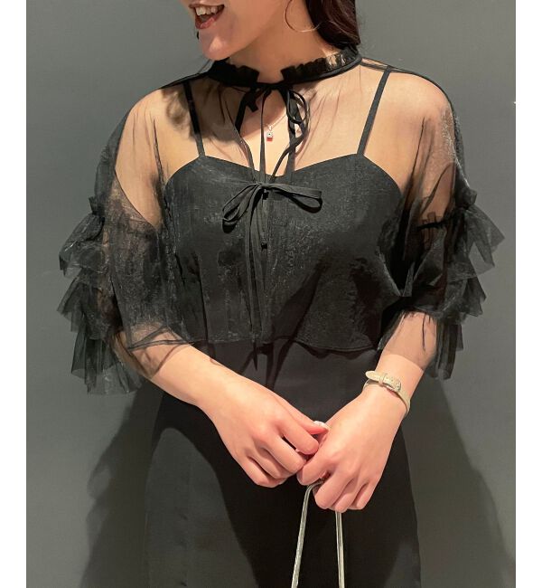 MAJESTICLEGON「2wayチュールボレロセットドレス」|ドレス|