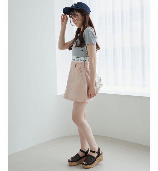 MAJESTICLEGON「ウエストロゴカーゴミニスカパン」|スカート|