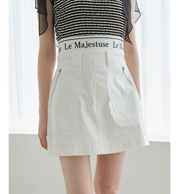 MAJESTICLEGON「ウエストロゴカーゴミニスカパン」|スカート|