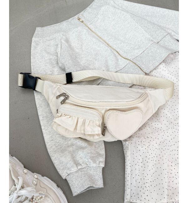  「ハート&times;フリルウエストポーチ」|その他|