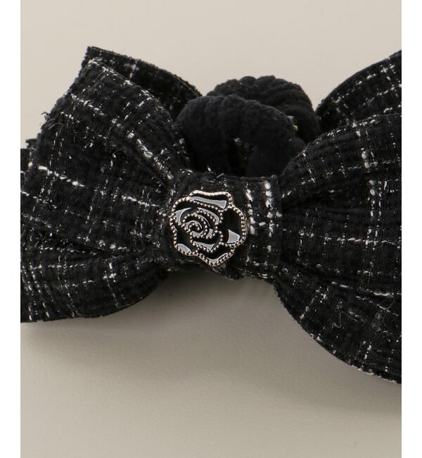  「モチーフ付きツイードバレッタ」|その他|