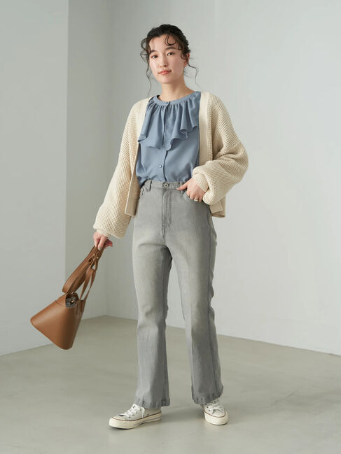 earth music&ecology「デニムフレアパンツ」|その他|