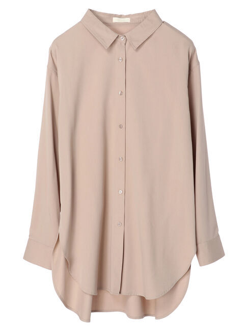 earth music&ecology「微起毛シャツチュニック」|チュニック|