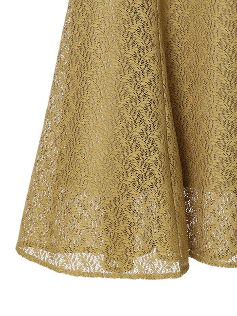 earth music&ecology「リーフ柄レーススカート」|スカート|