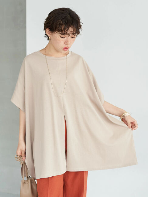 earth music&ecology「マルチWAYセンタースリットプルオーバー」|Tシャツ・カットソー|