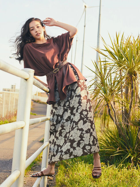 earth music&ecology「マルチWAYセンタースリットプルオーバー」|Tシャツ・カットソー|