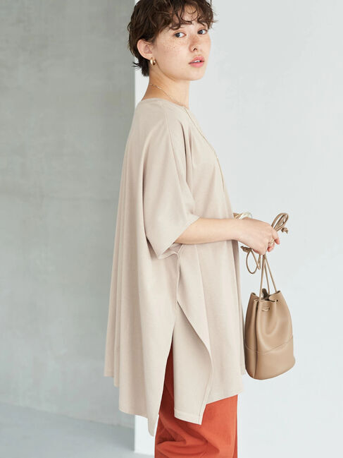 earth music&ecology「マルチWAYセンタースリットプルオーバー」|Tシャツ・カットソー|