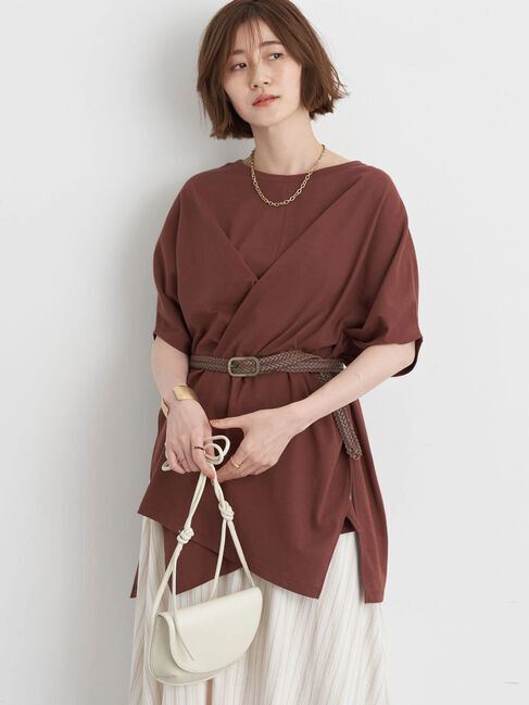 earth music&ecology「マルチWAYセンタースリットプルオーバー」|Tシャツ・カットソー|