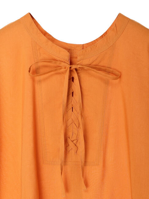 earth music&ecology「バックレースアップチュニック」|チュニック|