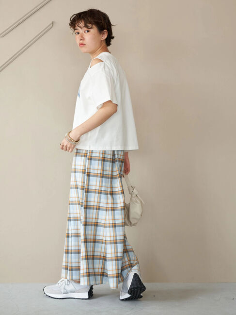 earth music&ecology「ショルダースリットショートTシャツ」|Tシャツ・カットソー|