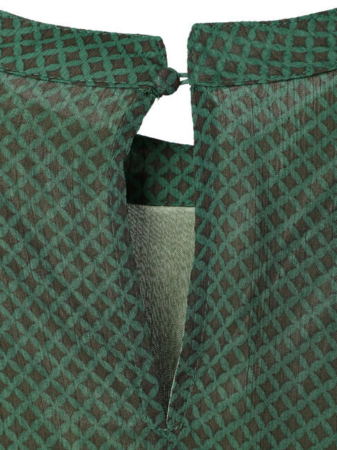 earth music&ecology「ボリュームスリーブシアーワンピース」|ワンピース|