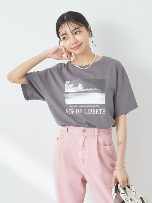 earth music&ecology「SOIF　DE　LIBERTE　Tシャツ」|Tシャツ・カットソー|
