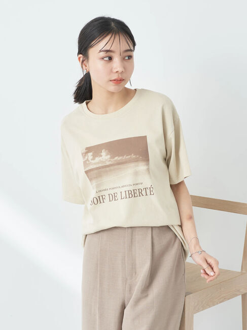 earth music&ecology「SOIF　DE　LIBERTE　Tシャツ」|Tシャツ・カットソー|