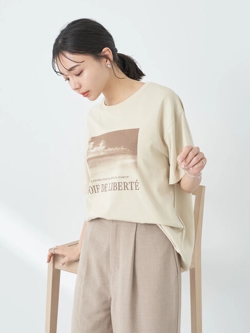earth music&ecology「SOIF　DE　LIBERTE　Tシャツ」|Tシャツ・カットソー|